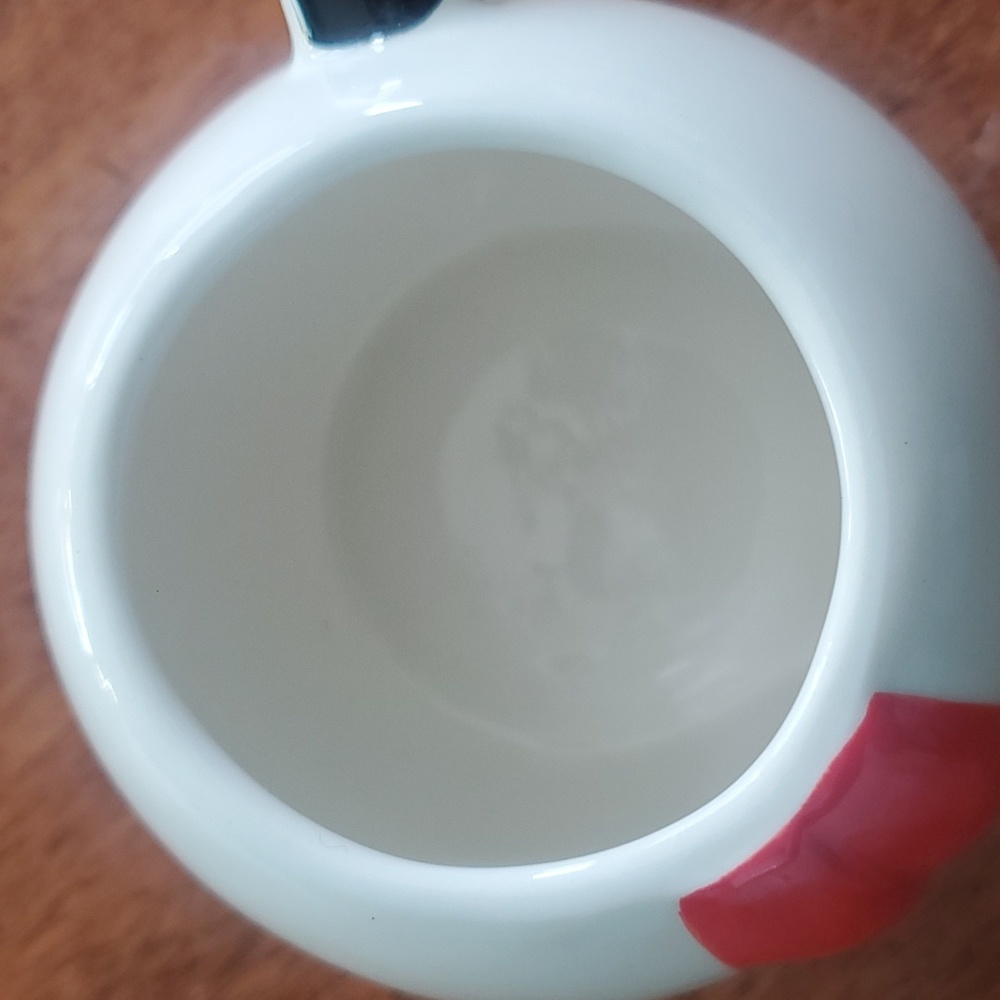 Pier 1 Tea Infuser/Steeper Cup Holiday Snowman Christmas Coffee Mug - Picture 5 of 13
